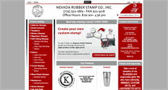 Desktop Screenshot of nevadarubberstamp.com